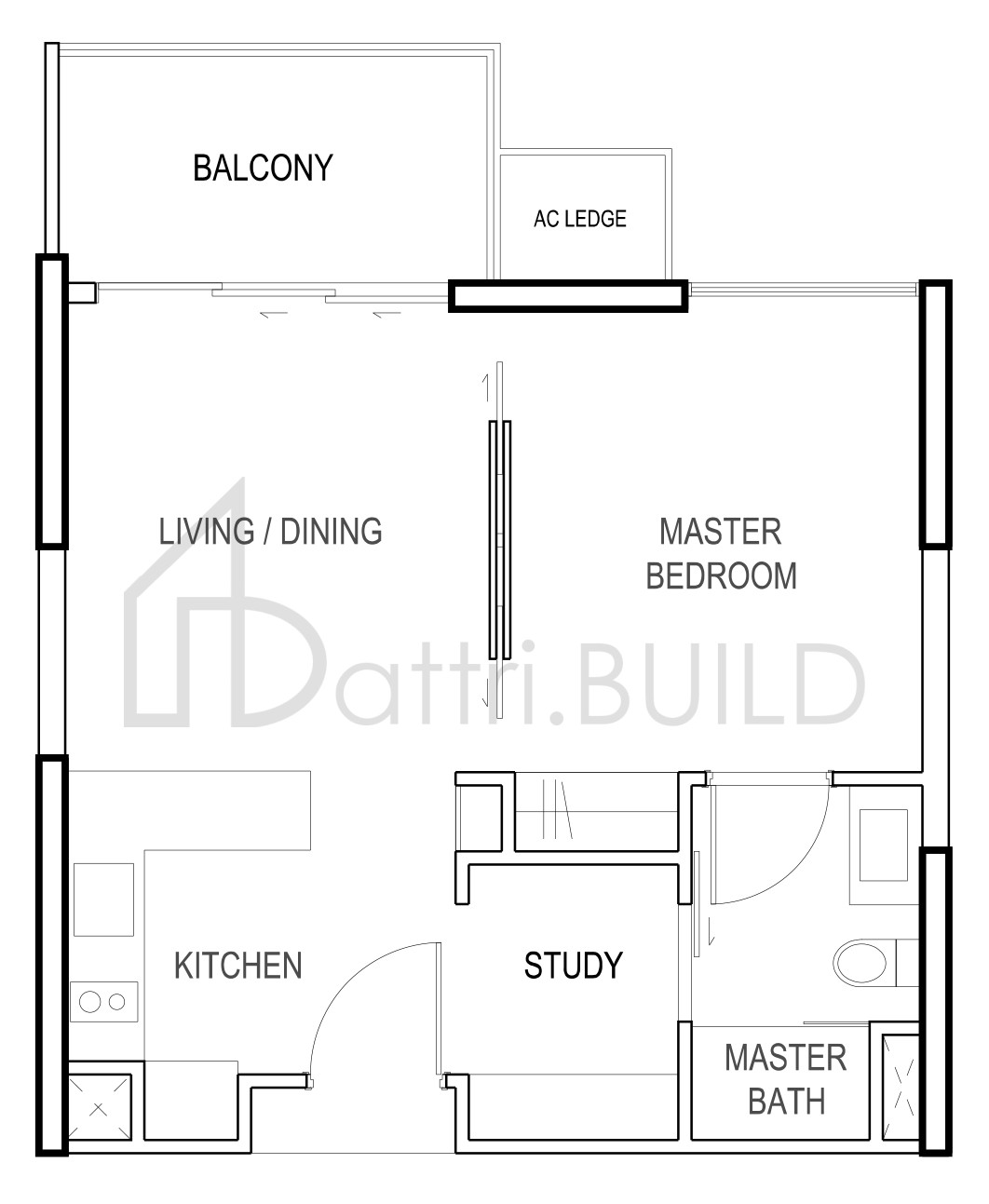 Eco 1 Bedroom 07 50